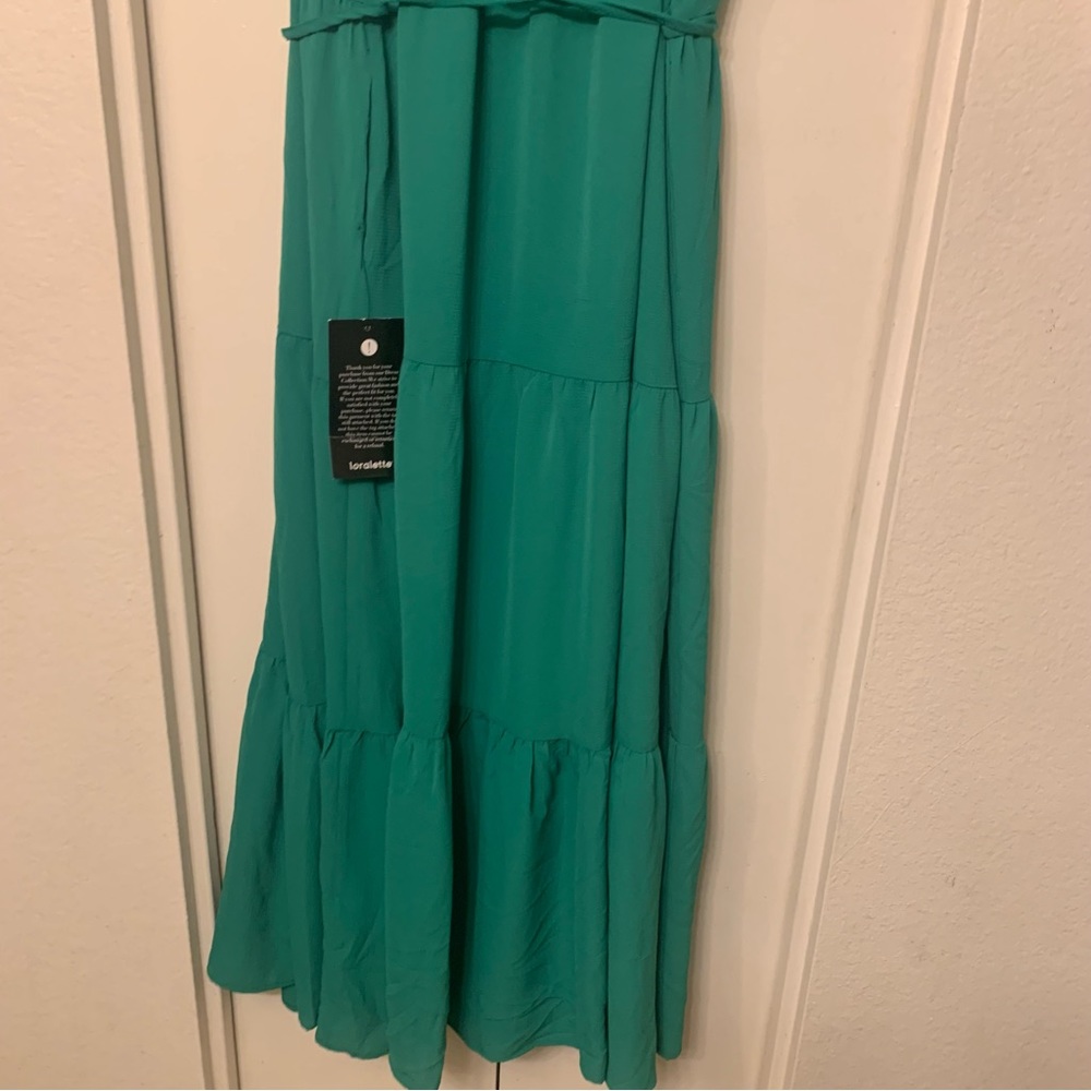 Loralette Happy Teir Jade Green Dress Size 26/28 - Picture 9 of 10